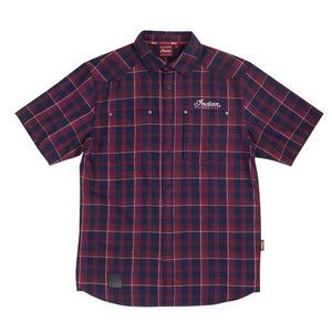 NWT Indian Motorcycle Men's Plaid Shirt 2XL